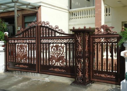 岳陽簡約鋁藝大門哪個牌子好-安誠護欄廠家